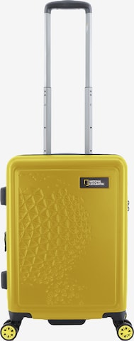 National Geographic Suitcase 'GLOBE' in Yellow: front