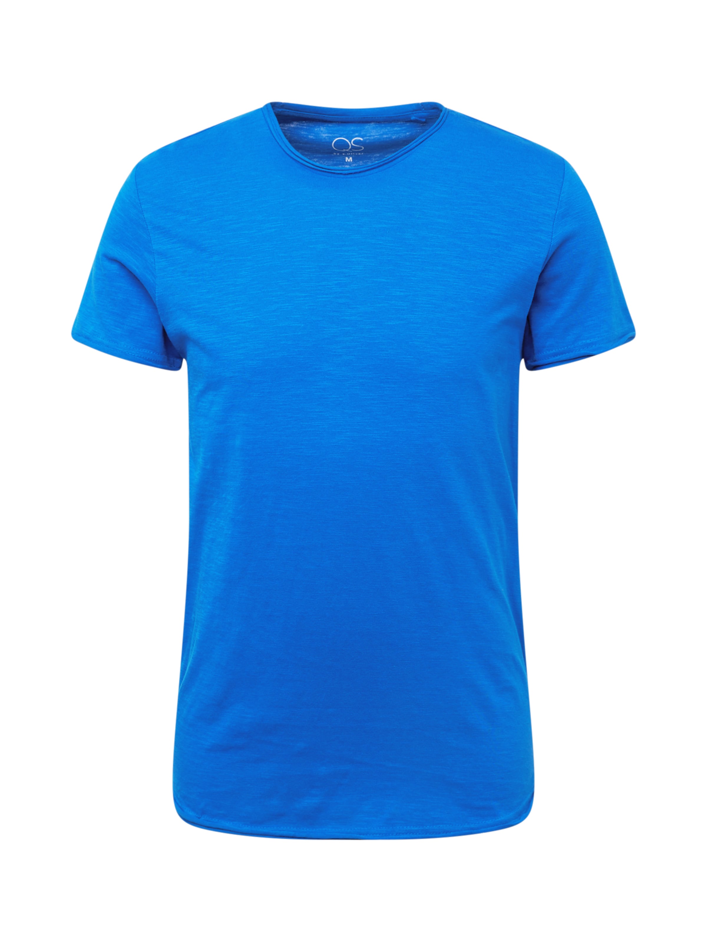 T-Shirt QS en bleu : devant