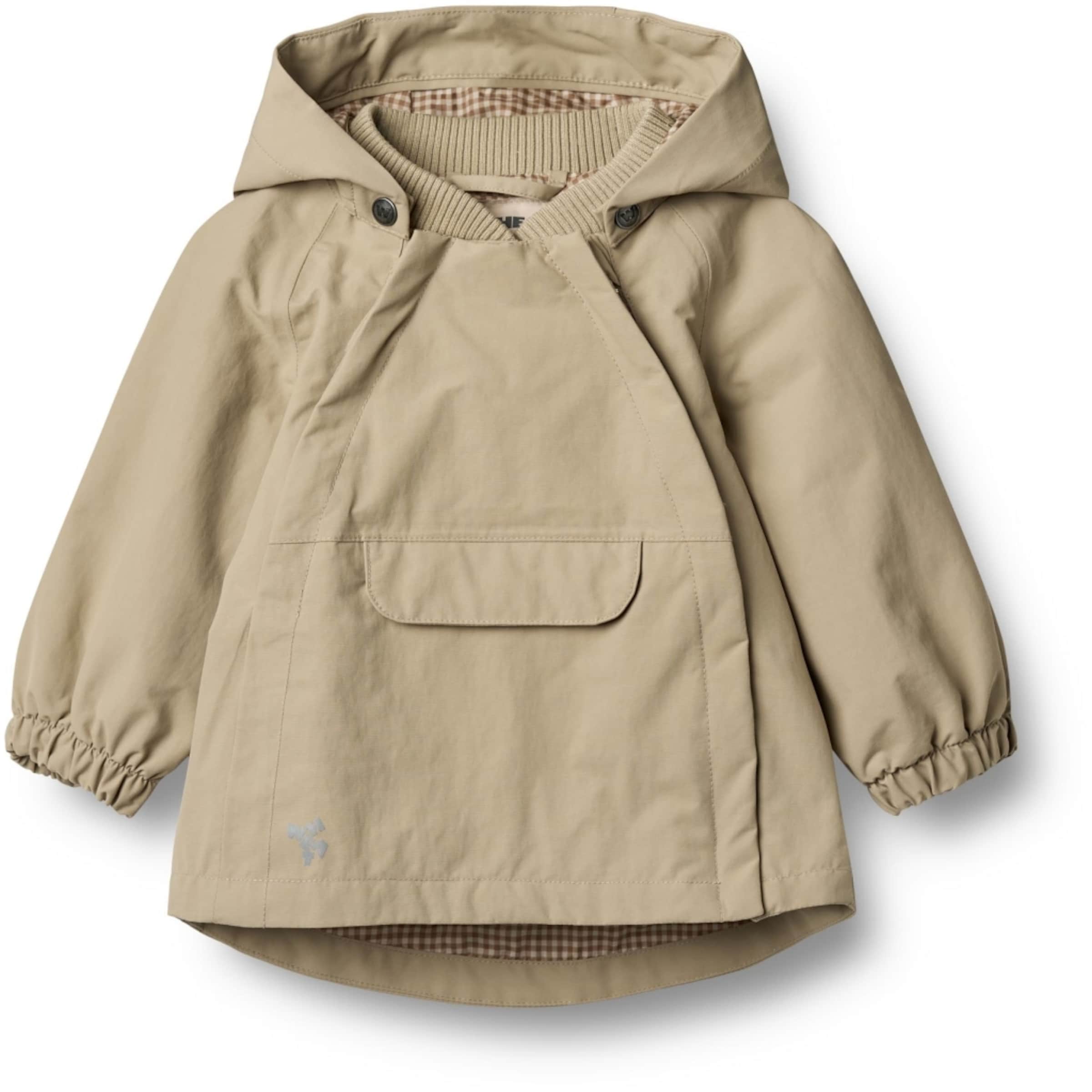 Veste fonctionnelle WHEAT en marron : devant