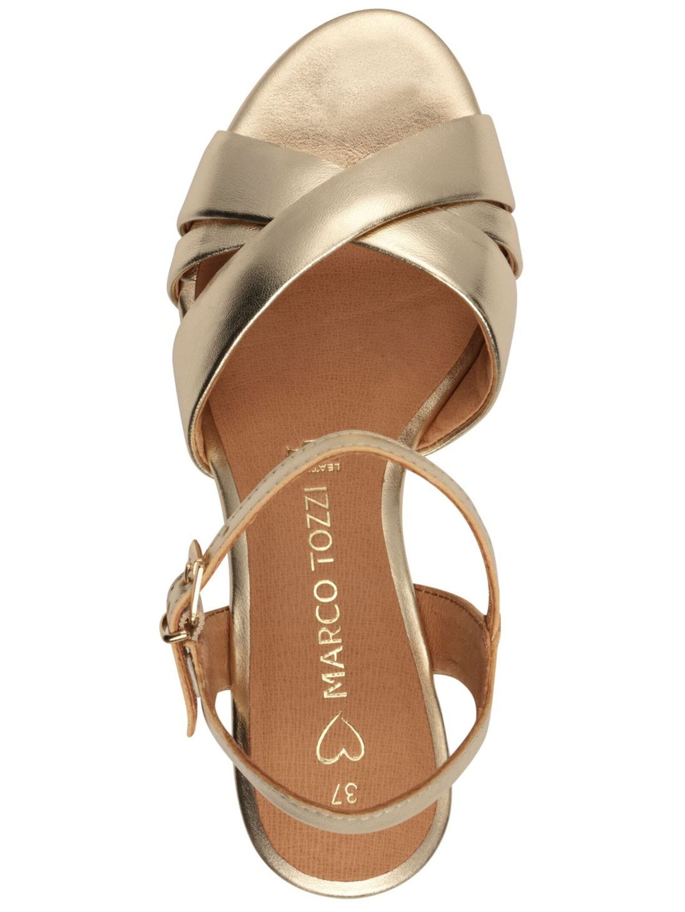MARCO TOZZI Sandale in Gold
