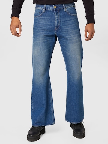 G-Star RAW Bootcut Jeans 'Triple A' in Blau: predná strana