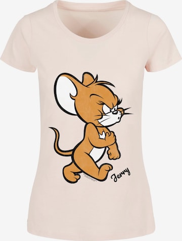 ABSOLUTE CULT Shirt 'Tom & Jerry Angry Mouse' in Pink: front
