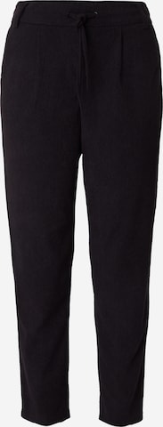 ONLY Tapered Pleat-front trousers 'ONLPOPTRASH-LIAS' in Black: front