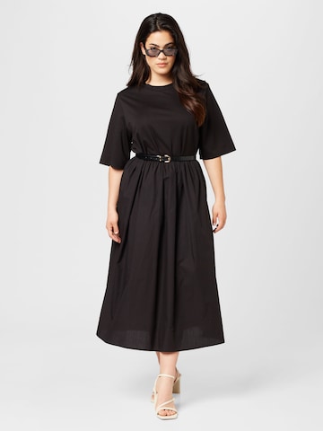 Selected Femme Curve Šaty 'SAGA' – černá