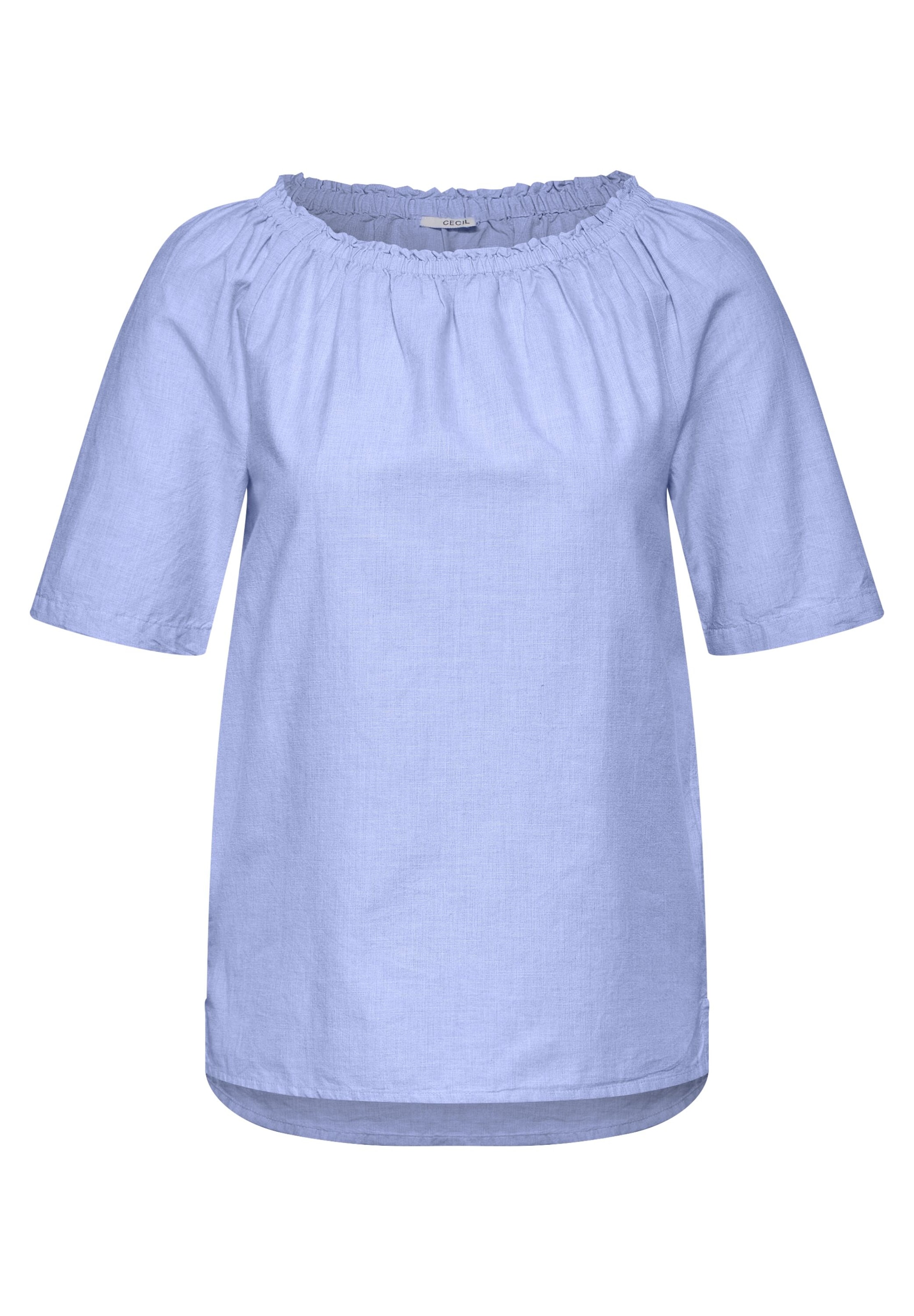 CECIL Bluse 'Chambray' in Blau: Vorderseite