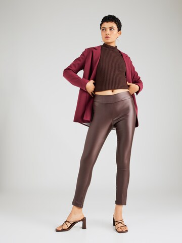 Soyaconcept Skinny Leggings 'Pam 2-B' in Brown