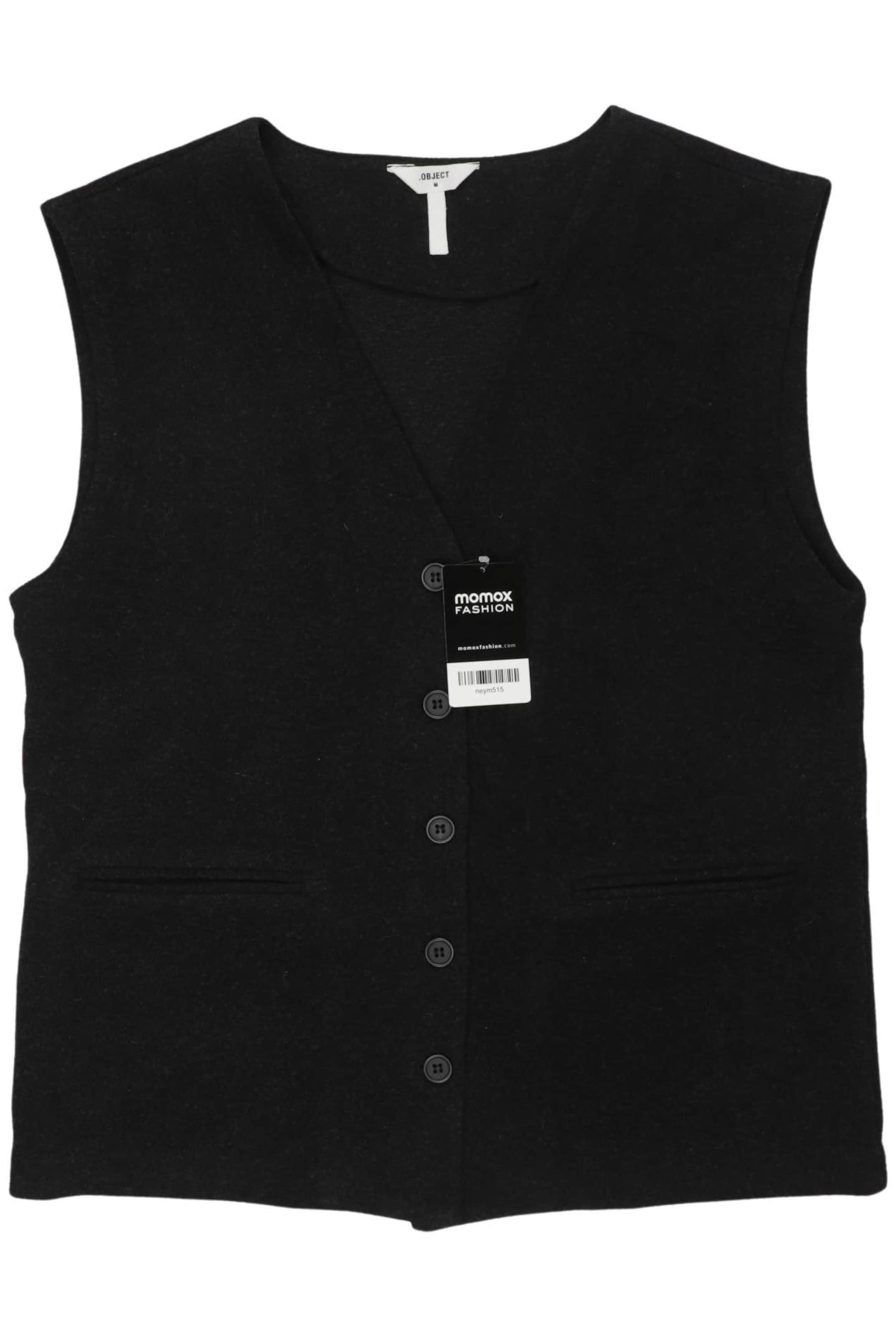 OBJECT Weste M in Schwarz: Vorderseite