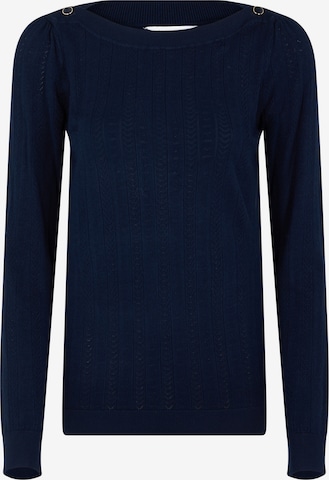 NAF NAF Sweater 'Muse' in Blue: front