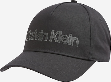 Cappello da baseball di Calvin Klein in grigio: frontale
