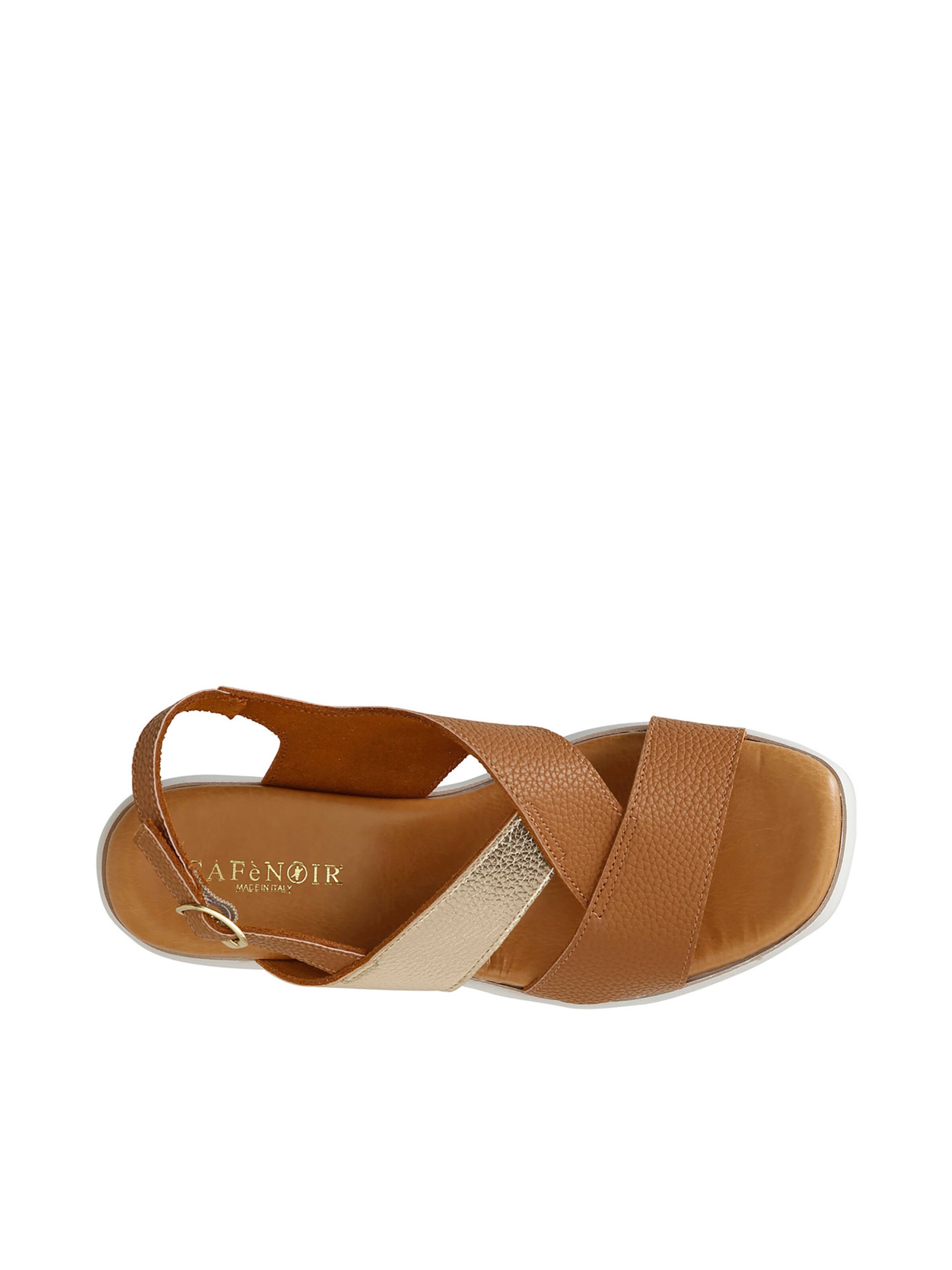 Sandales CAFè NOIR en or