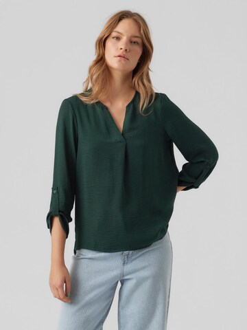 VERO MODA Blouse 'Wilma' in Green: front