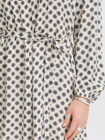 ICHI Blusenkleid ' IHVERA DR36 ' in Beige