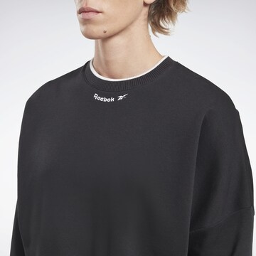 Reebok Sports sweatshirt in Black