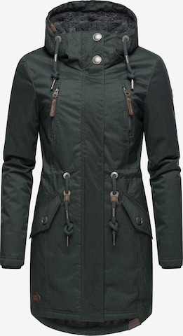 Ragwear Функциональное пальто 'Elsie' в Зеленый: спереди