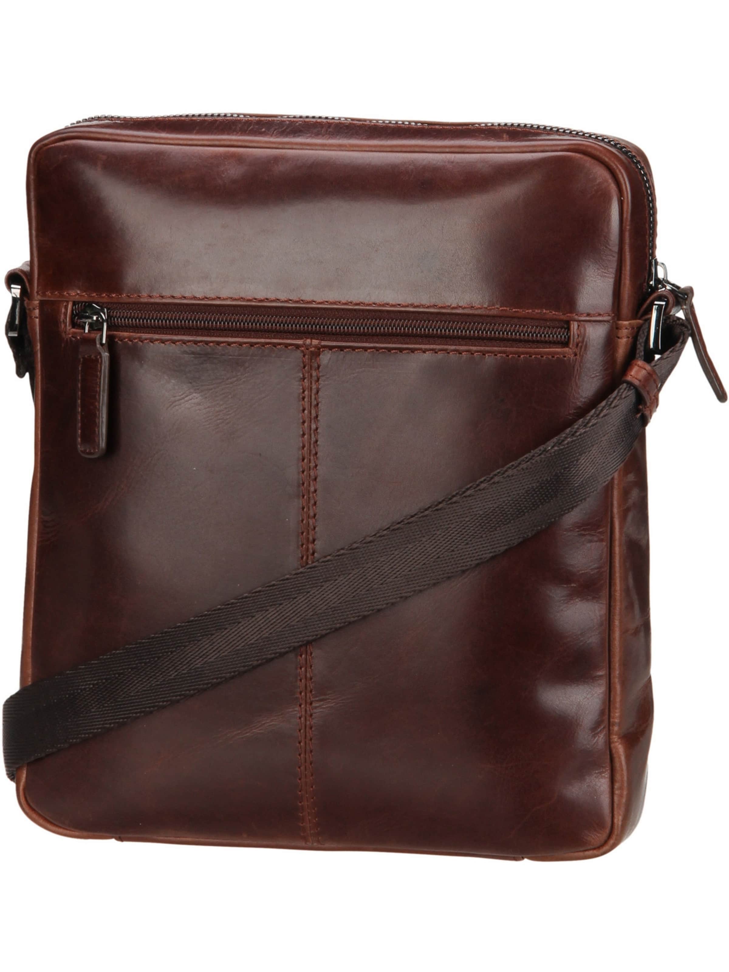 bugatti Schoudertas 'Romano' in Bruin