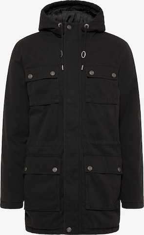 Parka d’hiver MO en noir : devant