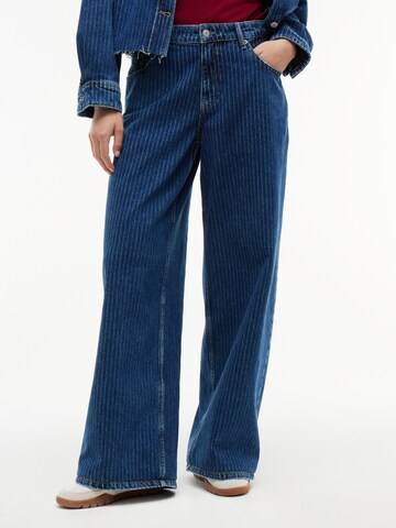 Tommy Jeans Широкий Джинсы 'DAISY' в Синий: спереди