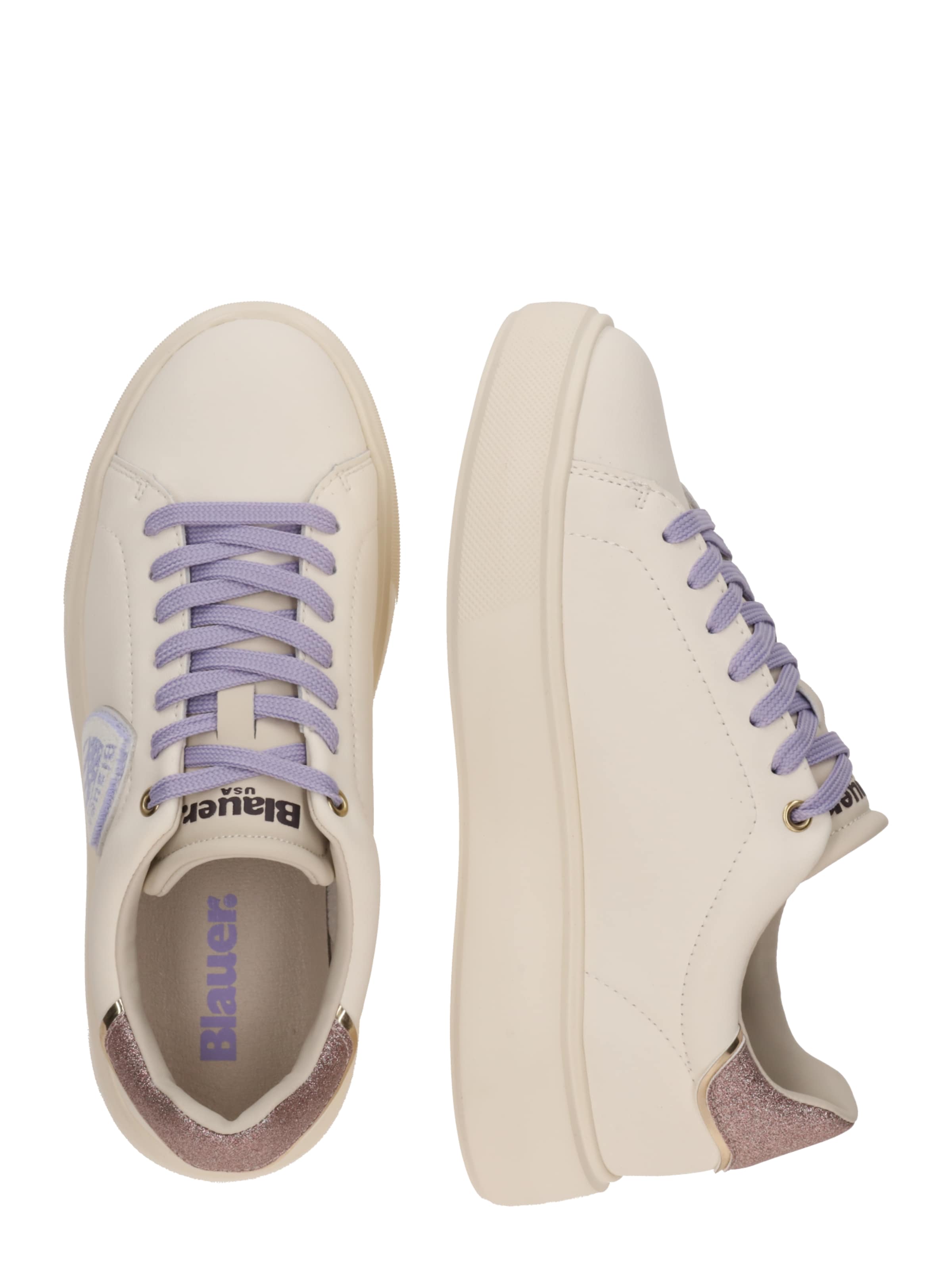 Blauer.USA Platform trainers in Beige