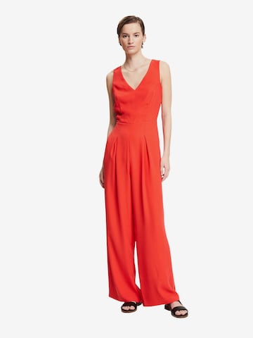 Esprit Collection Jumpsuit in Red: front