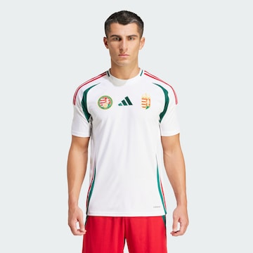 Maillot 'Hungary 24 Away' ADIDAS PERFORMANCE en blanc : devant