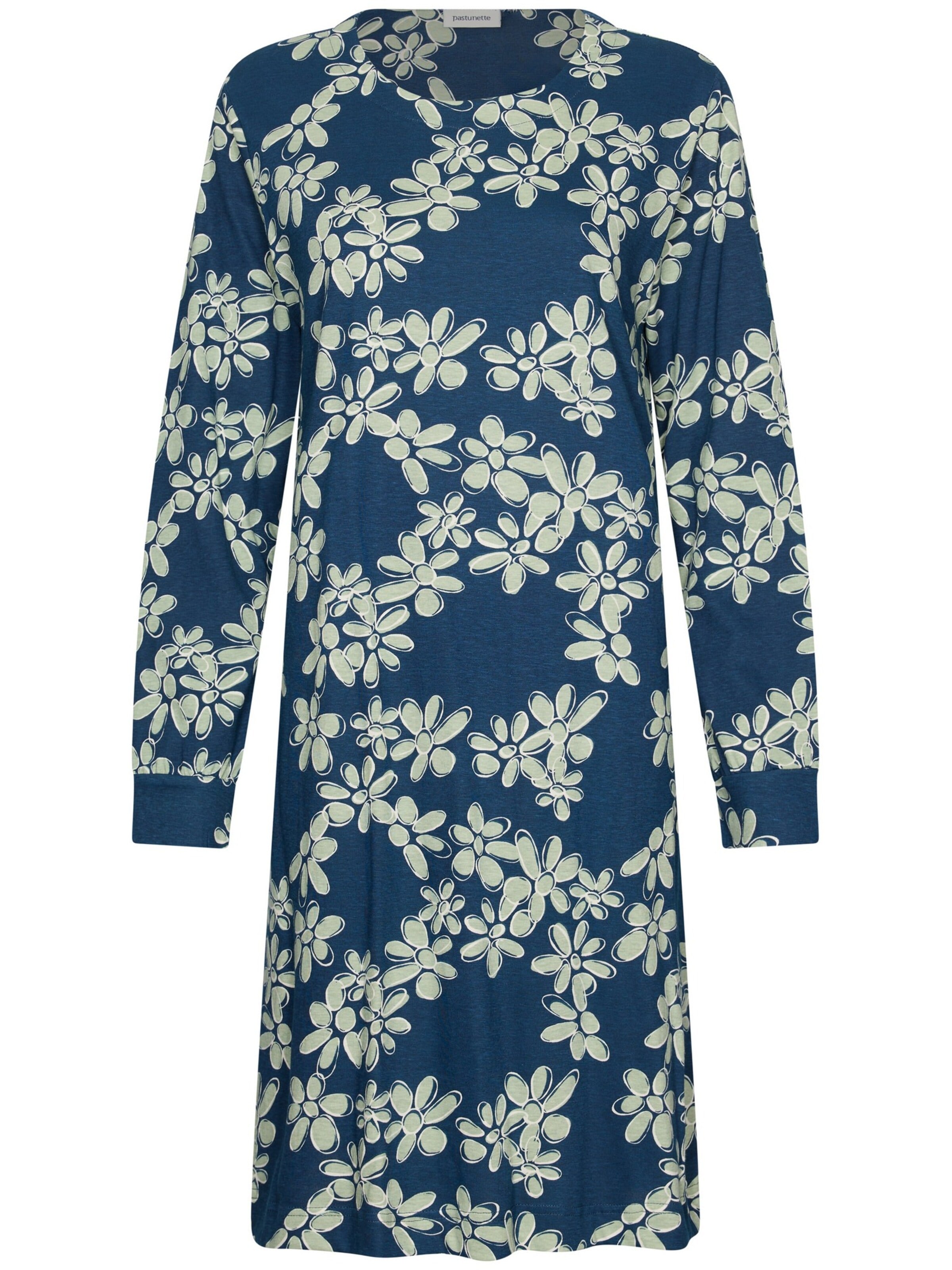 Pastunette Nachthemd 'Nordic Bloom'‌‌‌‌‌‌ in Blau