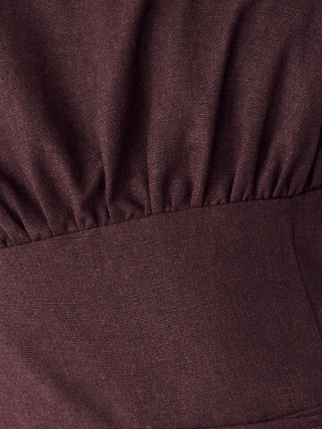 BWLDR Jumpsuit 'Orchid' in Brown