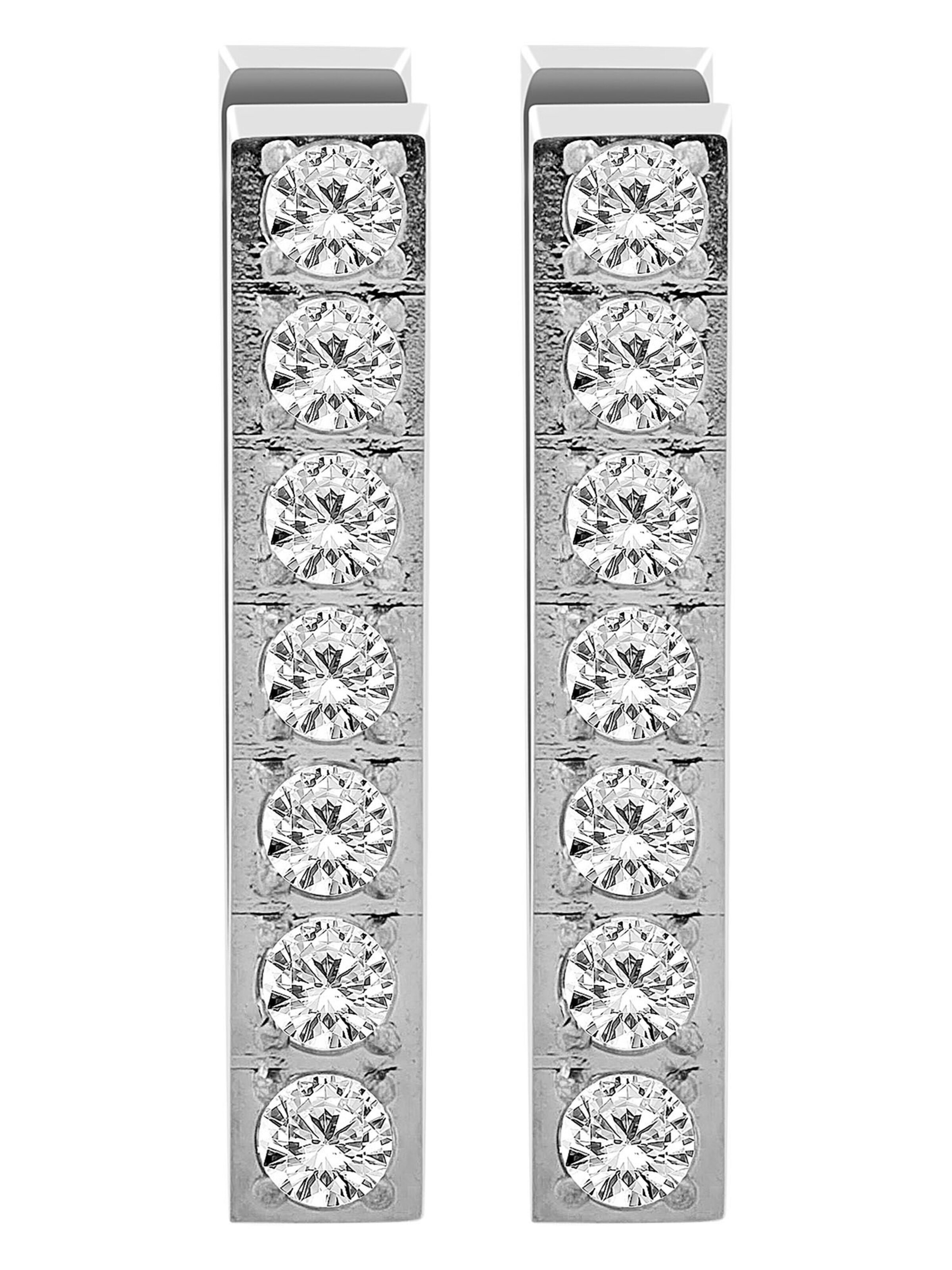 Akzent Earrings 'Talli, langlebig' in Silver: front