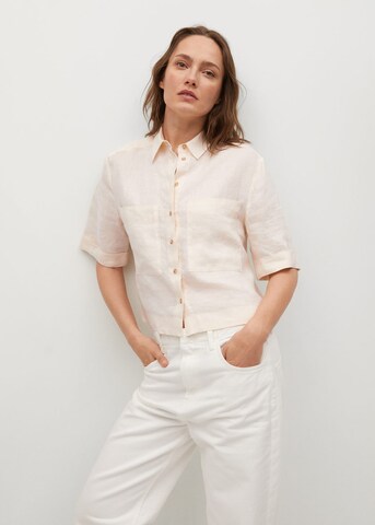 MANGO Blouse 'Jeni' in Beige: front