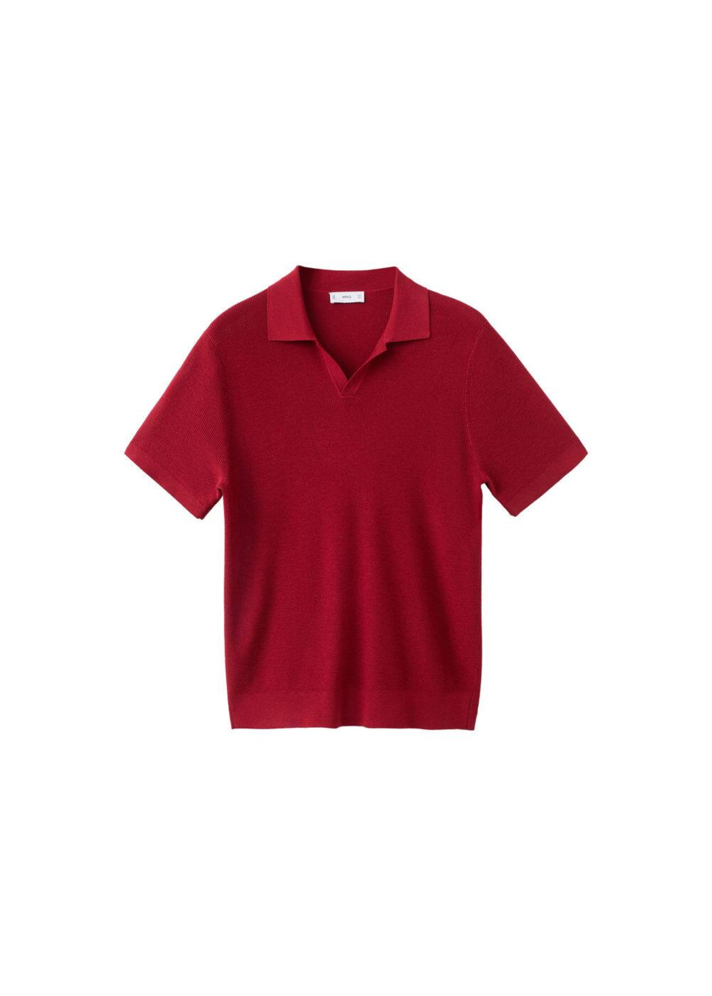 MANGO MAN Shirt in Red: front