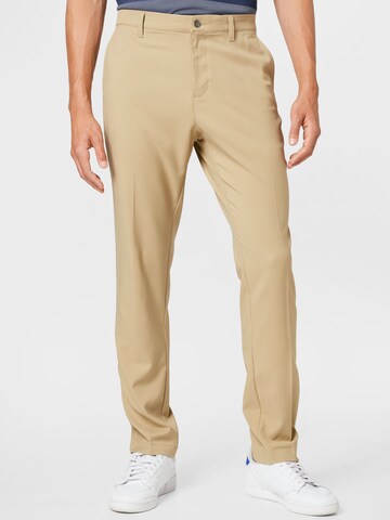 ADIDAS GOLF Regular Workout Pants 'ULTIMATE365' in Beige: front