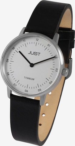 JUST Analog Watch 'Damara, 5 ATM' in Black: front
