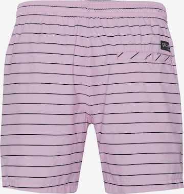 PROTEST Board Shorts 'SHARIF' in Pink: front