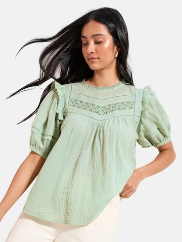 Friends Like These Bluse in Grün: Vorderseite