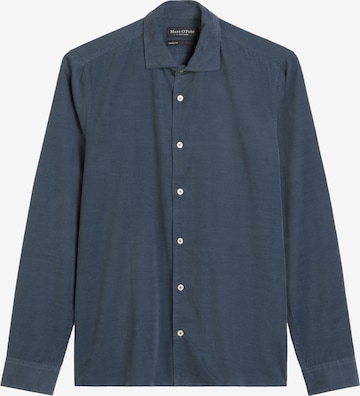 Marc O'Polo Button Up Shirt in Blue: front