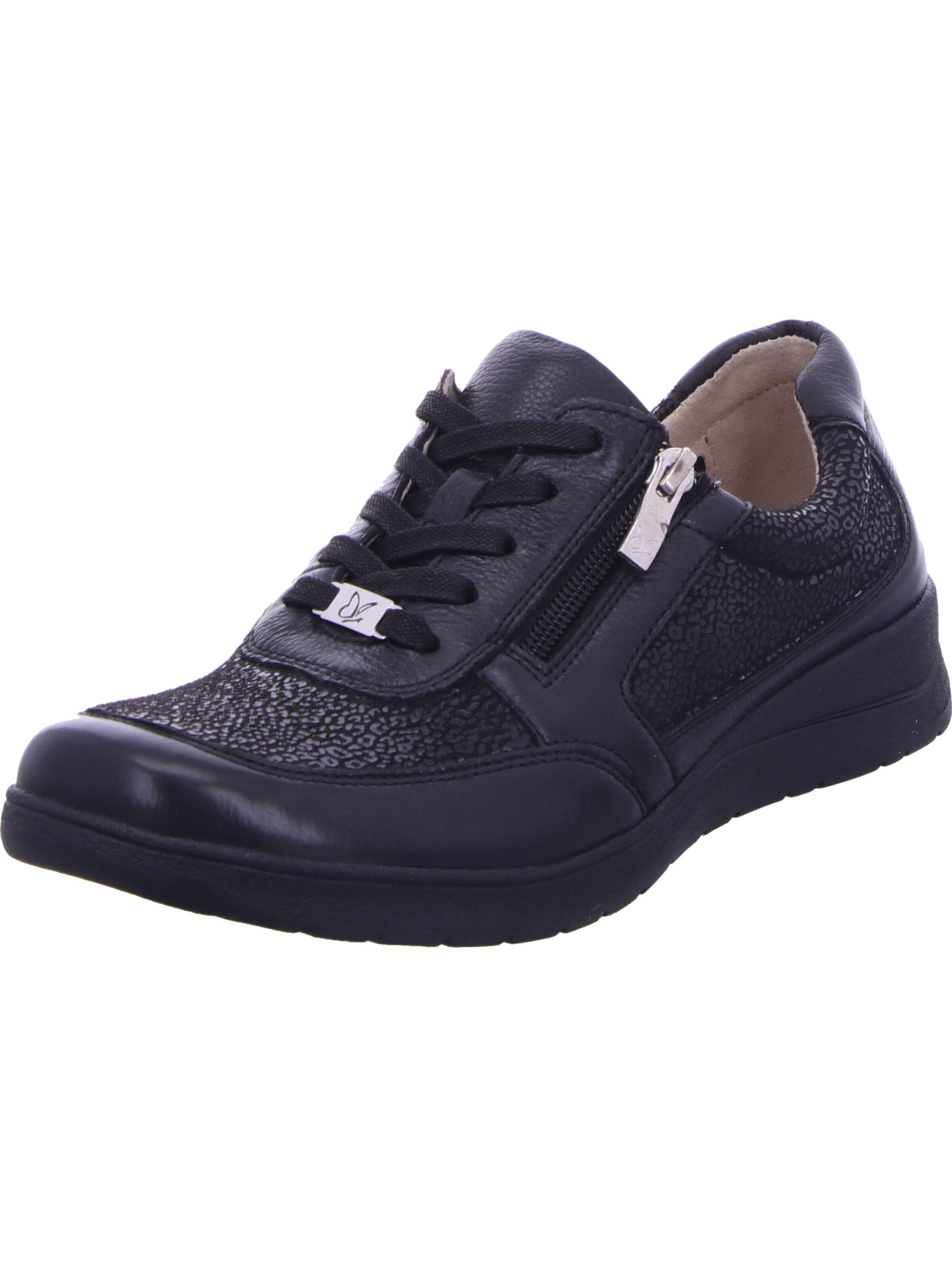 CAPRICE Platform trainers in Black: front