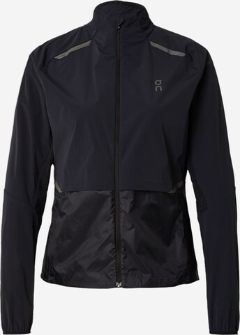 On Sports jacket in Black: front