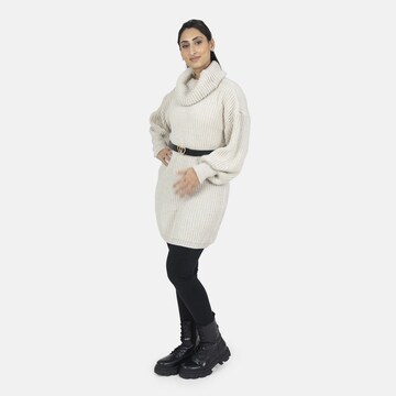 Robes en maille Elara en beige