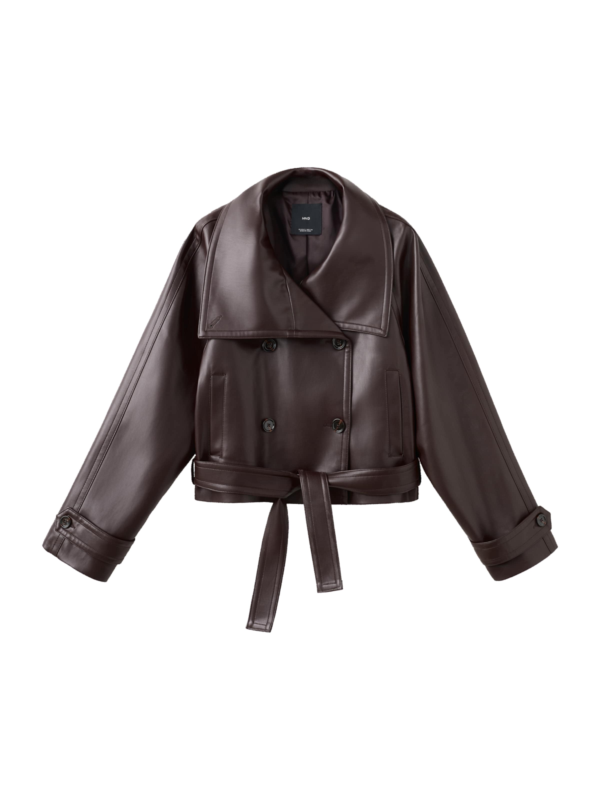 MANGO Tussenjas 'Auro' in de kleur Bourgogne, Productweergave