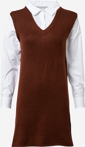 JDY Dress 'ANDREA' in Brown: front