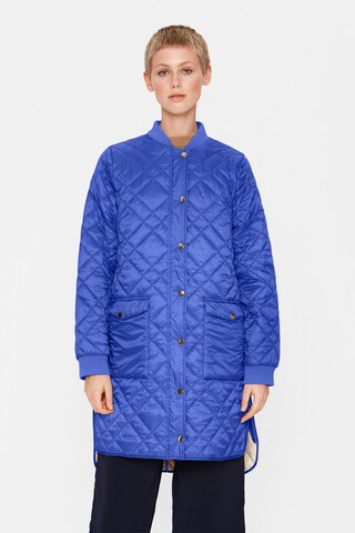 SAINT TROPEZ Between-season jacket 'Elinor' in Blue: front