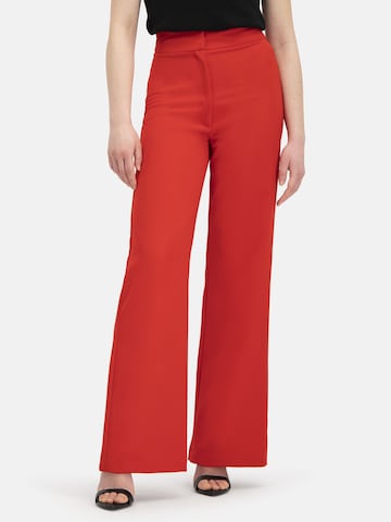 Nicowa Loosefit Broek 'CORINO' in Rood: voorkant