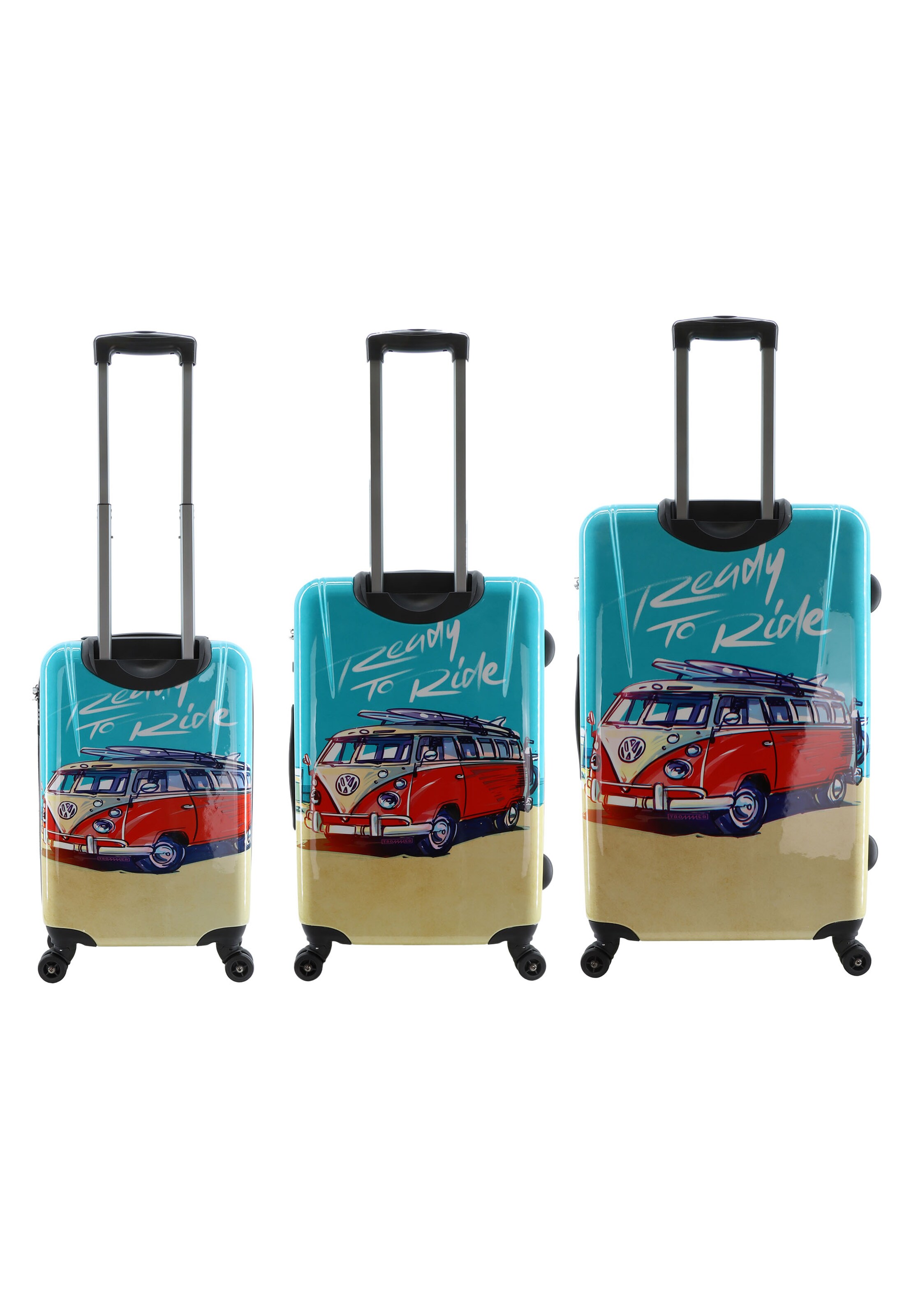 Volkswagen Suitcase Set 'Ready To Ride' in Mixed colors