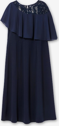 SHEEGO Вечернее платье в Синий: спереди