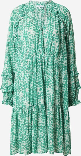 Rochie tip bluză 'CAYE' Suncoo pe verde jad / alb, Vizualizare produs