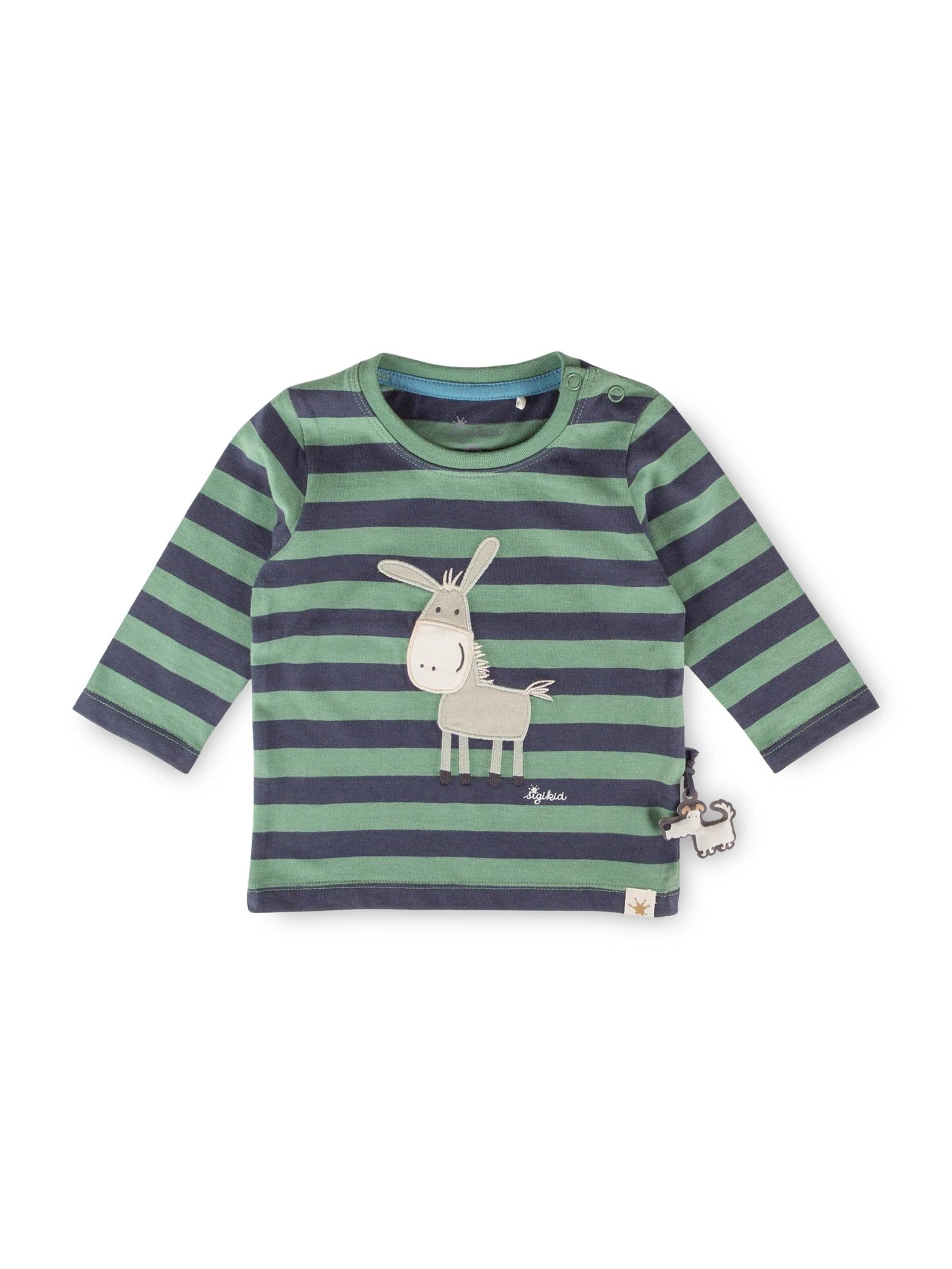 SIGIKID Shirt 'Langarmshirt' in Green: front