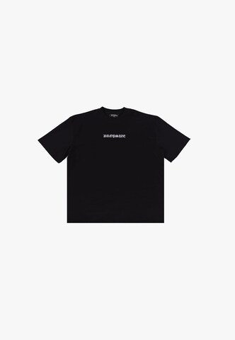 Dropsize Shirt 'Roll The Dice' in Zwart: voorkant
