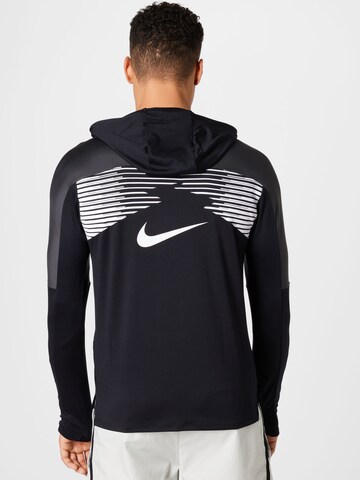 NIKE Sportsweatshirt in Zwart