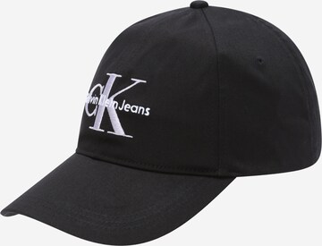 Calvin Klein Jeans Cap in Black: front