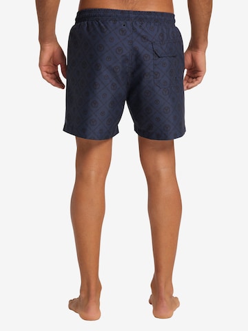 Carlo Colucci Badeshorts 'Carazzato' in Blau