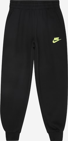 Pantalon 'Club Fleece' Nike Sportswear en noir : devant